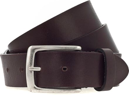 b.belt Leren Riem Ben Belt W100 Dark Brown Bruine