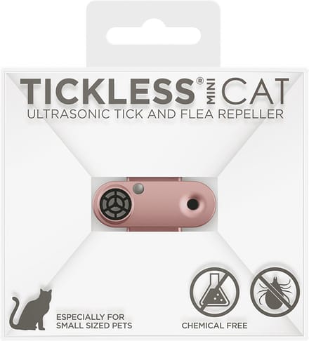 TICKLESS Teek En Vlo Afweer MINI KAT - ROSE GOUD (oplaadbare versie die extra lang meegaat)