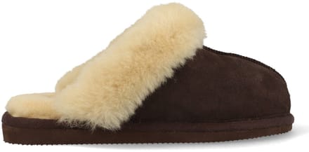 Shepherd 468 Jessica - Dames pantoffels - 137-Moro-Kastanje