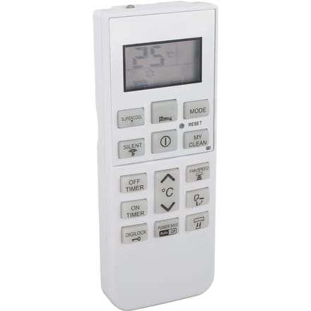Télécommande de climatiseur Compacte Portable AC Télécommande pour RAU412KWEAB RAU318KWEAB white