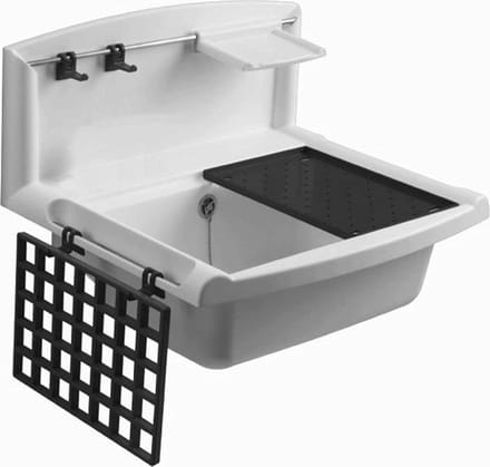 Marley tuit, multifunctionele wastafel, wasbak, werkplaatsbak, kunststof bekken, functionele wastafel