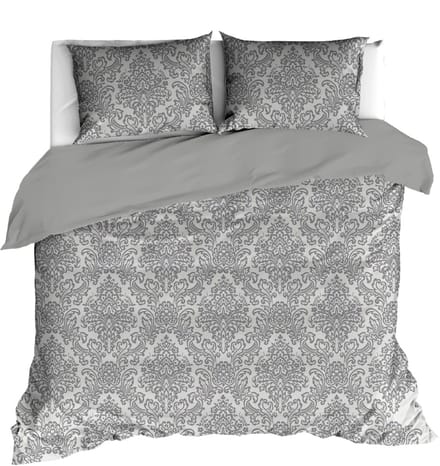 Linolux Dekbedovertrek Barok Anthracite 2 persoons
