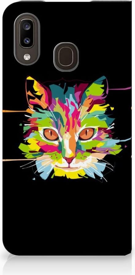 Samsung Galaxy A30 Magnet Case Cat Color
