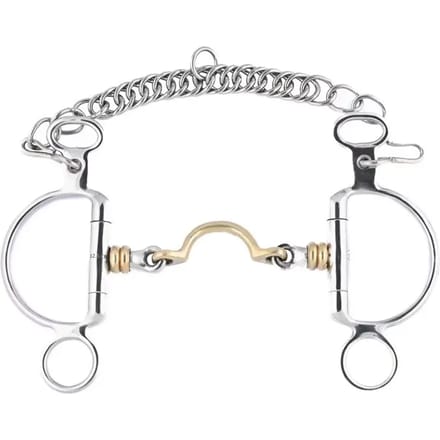 Bit met riemketting voor paard Jump'In Felipe