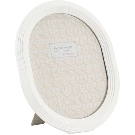 fotolijsten ferretti Cadre photo ovale moderne blanc