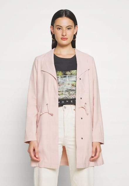 Only - Klassieke Damesjas - Roze - Medium - Zachte Viscose