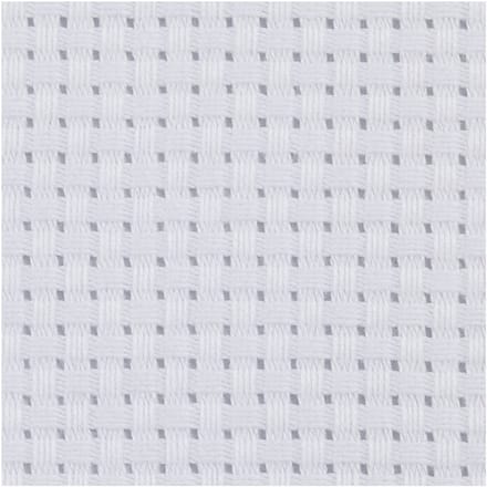 Aida, afm 50x50 cm, 35 vierkanten per 10 cm, wit, 1 stuk