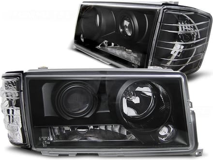 Koplampen MERCEDES W201/190 12 82-05 93 ZWART