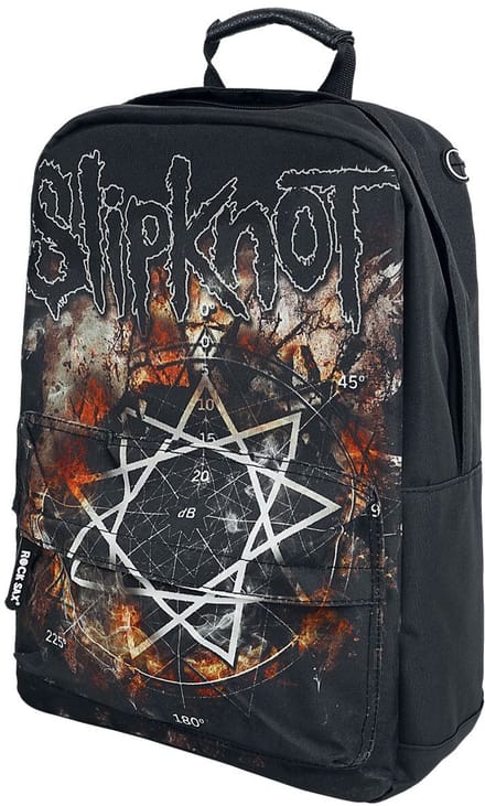 Slipknot Pentagram Unisex Rugtas - zwart - Standard
