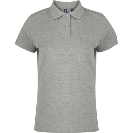 Asquith & Fox Dames/dames Poloshirt met korte mouwen en effen mouwen (Heide)