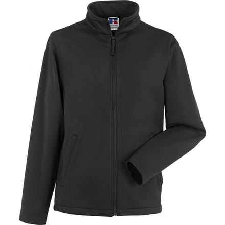 Russell Heren Slimme Softshell-jas (Zwart)