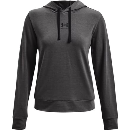 Under Armour Rival Terry Capuchon Zwart,Grijs S Vrouw