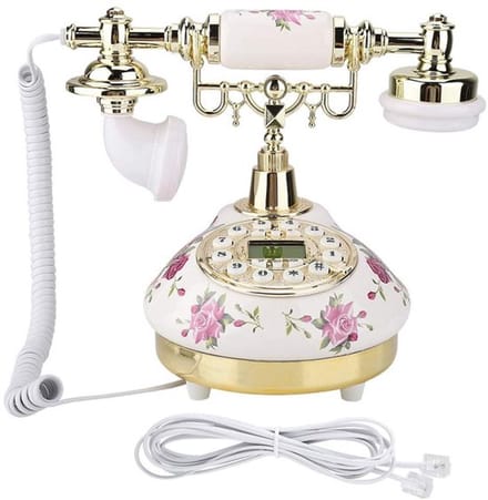 Allecto - Retro Telefoon - Vintage Design - Keramische Behuizing