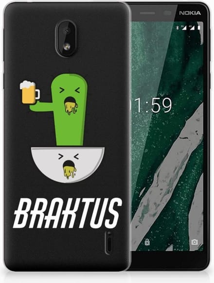 Nokia 1 Plus Telefoonhoesje met Naam Braktus