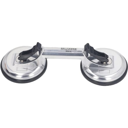 Ventouse en Verre 2 Griffes Robuste Lève-Vitre pour Sol en Granit Miroir Marbre 120kg white