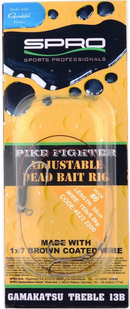 Spro Adjustable Dead Bait Rig C - 45 cm