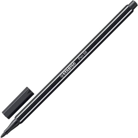 STABILO Pen 68 - Premium Viltstift - Zwart - per stuk