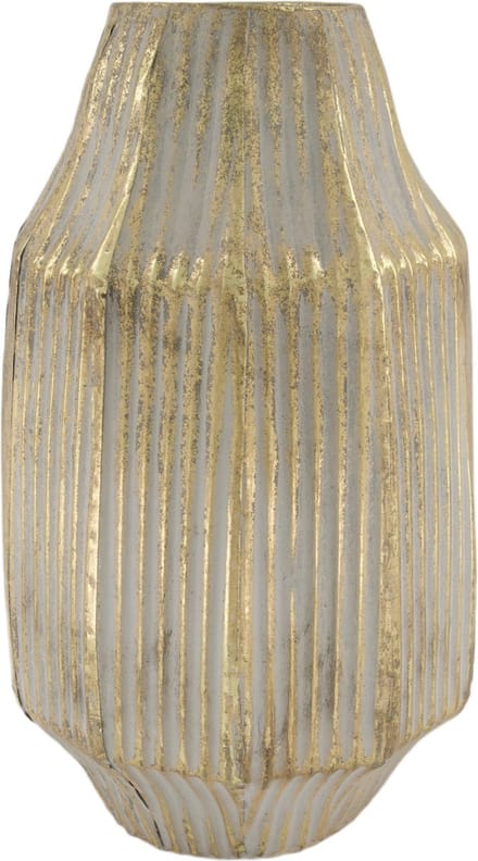 Dijk Natural Collections-Vaas metaal-Goud-24x39
