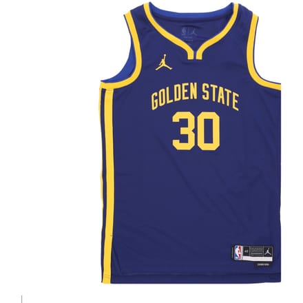Basketbaltanktop voor heren Nba Statement 22 Dri-fit Swingman Jersey nr. 30 Stephen Curry Golwar Loyal Blue