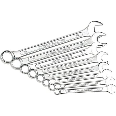 Brüder Mannesmann M 130-08DIN Ring-steeksleutelset 8-delig Sleutelbreedte (metrisch) 8 - 19 mm