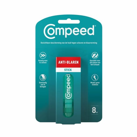 Compeed Anti-Blaren Stick - 2 x 8 mg - Voordeelverpakking