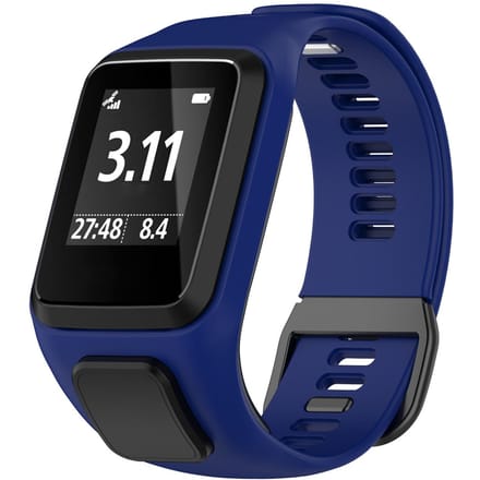 Compatibel voor TomTom Smart Armband Band Compatibel voor Tom Tom Runner23 Spark Siliconen black