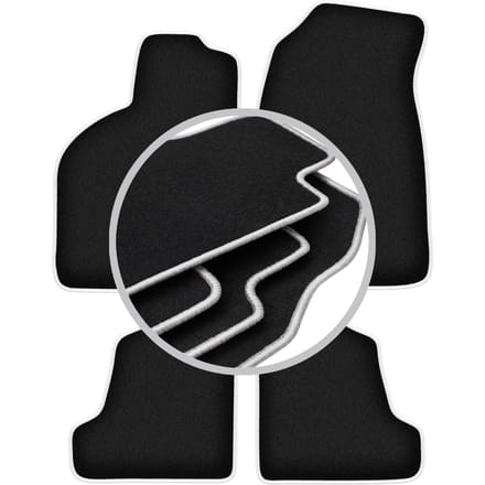 CARLUX-SILVER automatten voor: Saab 9-3 I Aero, liftback, sedan (1998-2002)