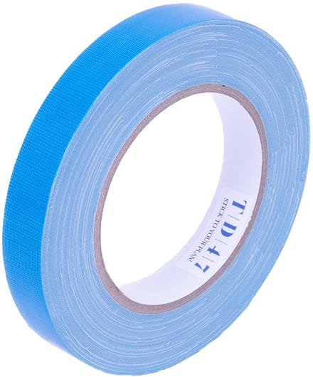 TD47 Gaffa Tape 19mm x 25m Fluor Blauw