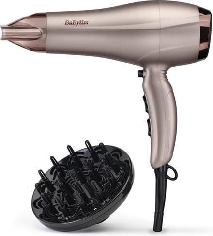 BaByliss Smooth Dry 2300 Espresso Glaze Föhn - 2300W - 2.2m snoer inclusief diffuser