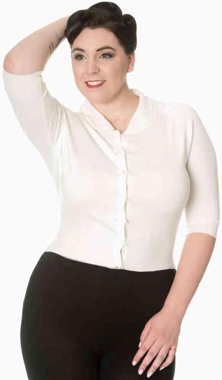 Dancing Days - April Cardigan - M - Wit