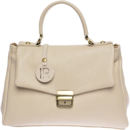 Isabella Rhea Beige Rundleer Tas