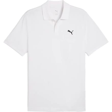 Puma Essential Korte Mouw Poloshirt Wit S Man