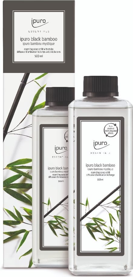 Ipuro Geurdiffuser Navulling Black Bamboo 500ml
