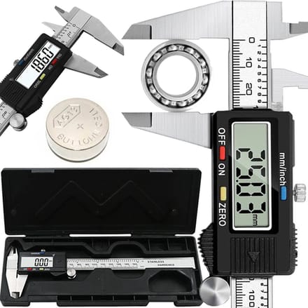 Digitale Schuifmaat - Nauwkeurig Meter - 150 MM - RVS - LCD Display - Inclusief Opbergcase & Batterij - Rheme