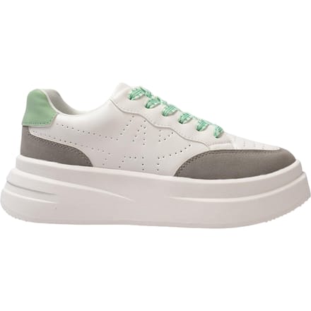 Kappa Ari casual platform-sportschoenen voor dames (Wit/Grijs)