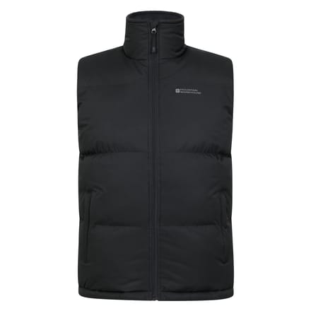 Mountain Warehouse Heren Rock Gewatteerd Gilet (Zwart)