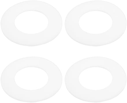 Dailygoods- Spoelklep 4 Stuks - Afdichting Wasmachine - Buitendiameter 58mm - Binnendiameter 32mm - Dikte 2mm - Metaal Materiaal - Afdichtring