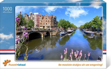 Puzzels - Amsterdam - Brouwersgracht - Nederland - Legpuzzel - 1000 stukjes