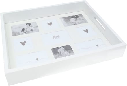 Deknudt Frames dienblad S67TN9 E9 met passepartout - wit - 9 foto's