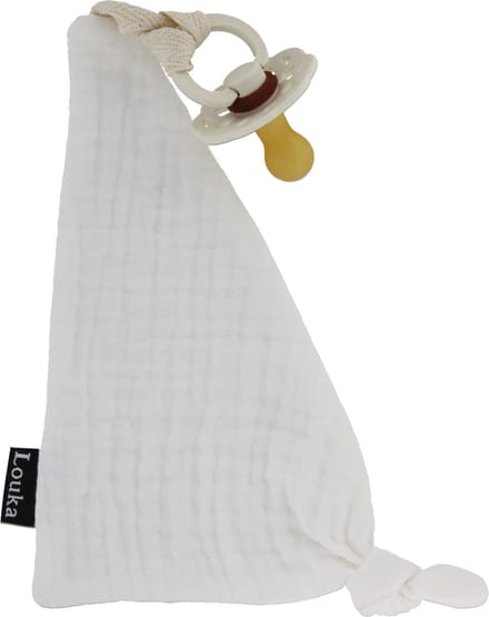 Louka Speendoekje driehoek hydrofiel crème - speenknuffel - excl. Bibs speen