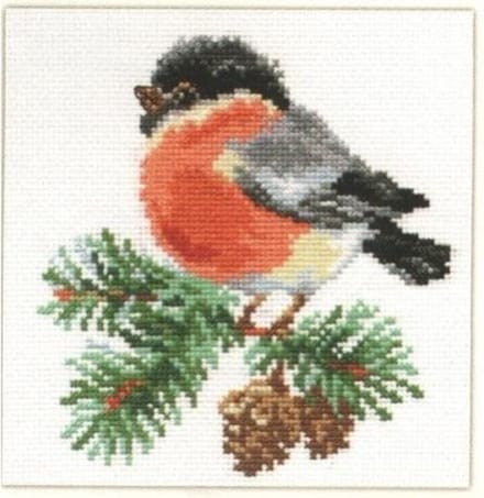 Goudvinkje borduren (pakket)