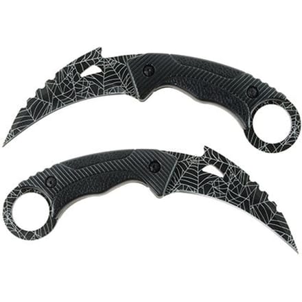 X-treme fixed karambit spiderweb