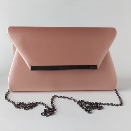 Clutch Dames - ruim - Pastel roze - Satijn - Luxe Avondtas