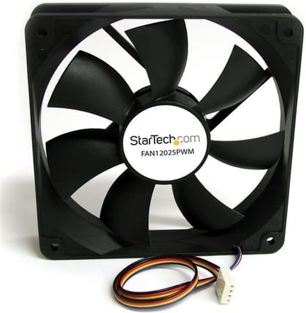 StarTech.com Case Fan 120mm - FAN12025PW - Case ventilator - 120mm - Black