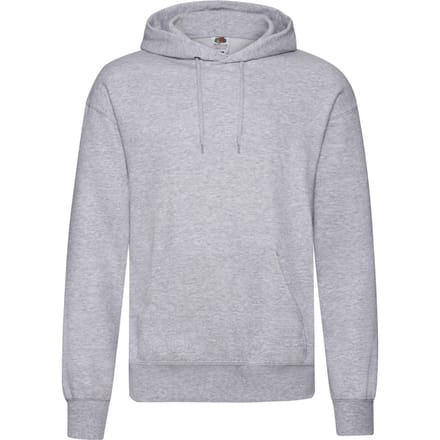 Fruit of the Loom Heren Classic Heather Hoodie (Heide Grijs)