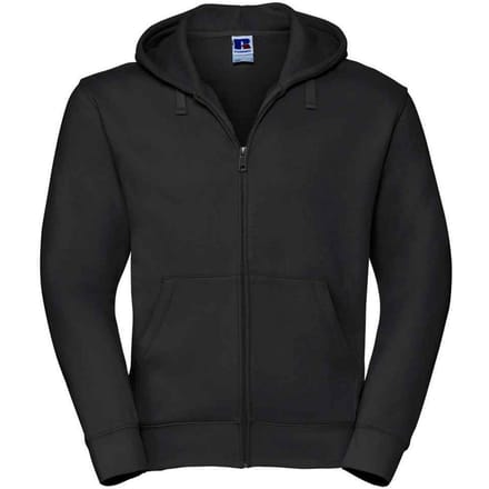 Russell Heren Authentiek Sweatshirt met capuchon (Zwart)