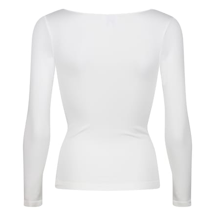 Dames Essentials Langsleeve Top Sculpting Gerecycled Stretch Everyday Fit