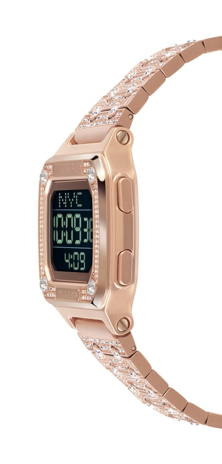 Philipp Plein Hyper $hock Dames Horloge Rosékleurig PWHAA1221