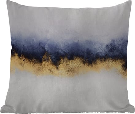 Buitenkussen - Abstract - Goud - Luxe - 45x45 cm - Weerbestendig