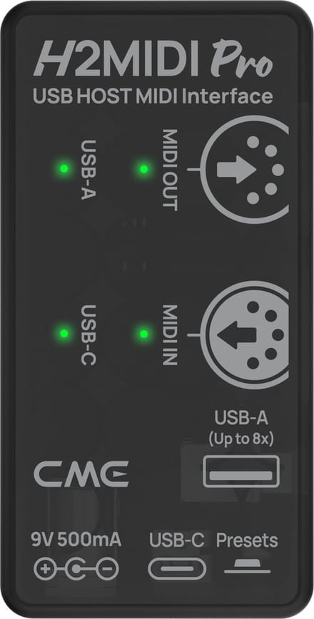 CME H2MIDI Pro - MIDI-tool voor keyboards